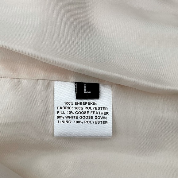 LoveShackFancy X Mark Miller real shearling puffer coat jacket NWT - Picture 4 of 5